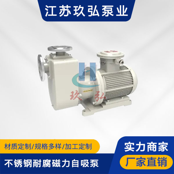 ZCQ不鏽鋼耐腐蝕磁力（lì）自吸泵(圖1)