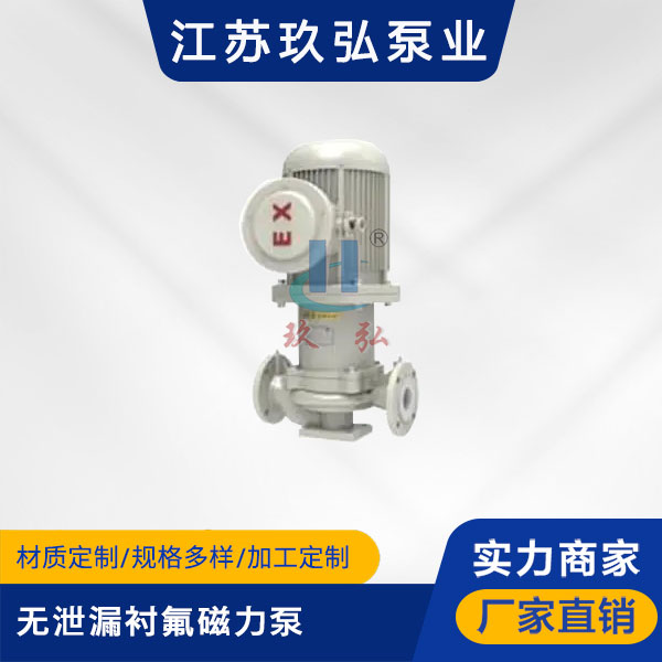 HCLF無泄漏襯（chèn）氟磁力管道（dào）泵(圖（tú）1)