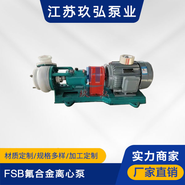 FSB氟合金離心泵（bèng）(圖1)