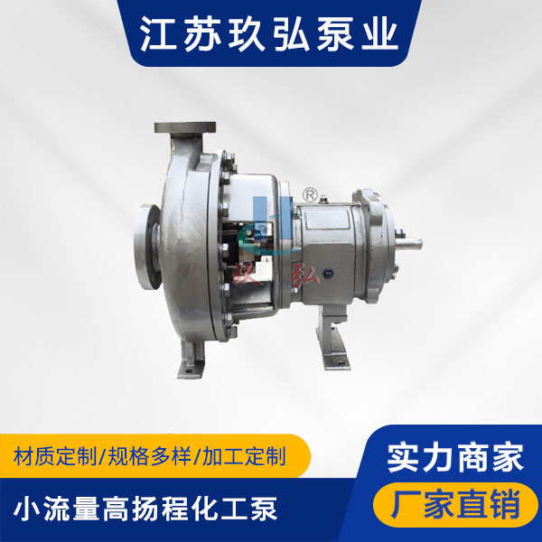 GH係列小流量高揚程化工流程（chéng）泵(圖1)