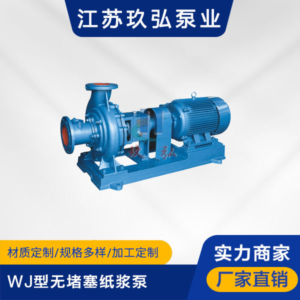 WJ型無堵塞紙漿泵（bèng）(圖1)