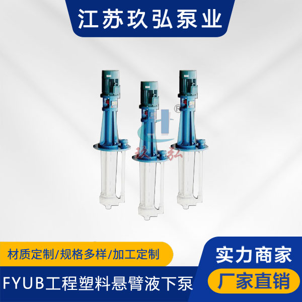 FYUB係（xì）列工程塑料懸臂液下泵(圖1)
